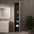Pura Ribbed Tall Wall Unit 350mm x 1650mm - Cashmere (Oatmeal)