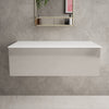 Raffinata Single Drawer Countertop Vanity Unit - Gloss Cashmere 1000mm image