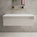 Raffinata Single Drawer Countertop Vanity Unit - Gloss Cashmere 1000mm