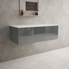 Raffinata Single Drawer Countertop Vanity Unit - Gloss Dust 1000mm image