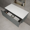 Raffinata Single Drawer Countertop Vanity Unit - Gloss Dust 1000mm image