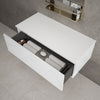 Raffinata Single Drawer Countertop Vanity Unit - Gloss White 1000mm image