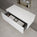 Raffinata Single Drawer Countertop Vanity Unit - Gloss White 1000mm