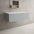 Raffinata Single Drawer Countertop Vanity Unit - Light Concrete 1000mm