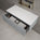 Raffinata Single Drawer Countertop Vanity Unit - Light Concrete 1000mm