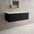 Raffinata Single Drawer Countertop Vanity Unit - Matt Black 1000mm