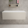 Raffinata Single Drawer Countertop Vanity Unit - Matt Cashmere 1000mm image
