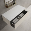 Raffinata Single Drawer Countertop Vanity Unit - Matt Cashmere 1000mm image