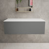 Raffinata Single Drawer Countertop Vanity Unit - Matt Dust 1000mm image