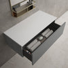 Raffinata Single Drawer Countertop Vanity Unit - Matt Dust 1000mm image