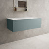 Raffinata Single Drawer Countertop Vanity Unit - Matt Fjord 1000mm image