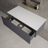 Raffinata Single Drawer Countertop Vanity Unit - Matt Graphite 1000mm image