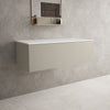 Raffinata Single Drawer Countertop Vanity Unit - Matt Stone 1000mm image