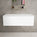 Raffinata Single Drawer Countertop Vanity Unit - Matt White 1000mm