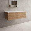 Raffinata Single Drawer Countertop Vanity Unit - Oak 1000mm image