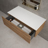 Raffinata Single Drawer Countertop Vanity Unit - Oak 1000mm image