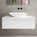 Raffinata Single Drawer Countertop Vanity Unit - Gloss White 1000mm