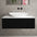 Raffinata Single Drawer Countertop Vanity Unit - Matt Black 1000mm