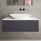 Raffinata Single Drawer Countertop Vanity Unit - Matt Graphite 1000mm image