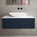 Raffinata Single Drawer Countertop Vanity Unit - Matt Indigo 1000mm
