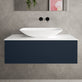 Raffinata Single Drawer Countertop Vanity Unit - Matt Indigo 1000mm image