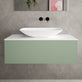 Raffinata Single Drawer Countertop Vanity Unit - Matt Light Green 1000mm image