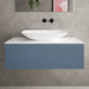 Raffinata Single Drawer Countertop Vanity Unit - Matt Navy 1000mm image