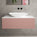 Raffinata Single Drawer Countertop Vanity Unit - Matt Pink 1000mm