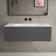 Raffinata One Drawer Vanity Unit With Beyondstone Basin - Dark Concrete 1000mm image