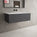 Raffinata One Drawer Vanity Unit With Beyondstone Basin - Dark Concrete 1000mm
