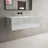 Raffinata One Drawer Vanity Unit With Beyondstone Basin - Gloss Dove 1000mm image