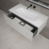 Raffinata One Drawer Vanity Unit With Beyondstone Basin - Gloss Dove 1000mm image