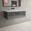 Raffinata One Drawer Vanity Unit With Beyondstone Basin - Gloss Dust 1000mm image