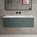 Raffinata One Drawer Vanity Unit With Beyondstone Basin - Matt Dark Green 1000mm