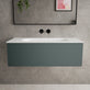 Raffinata One Drawer Vanity Unit With Beyondstone Basin - Matt Dark Green 1000mm image