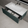 Raffinata One Drawer Vanity Unit With Beyondstone Basin - Matt Dark Green 1000mm image