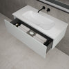 Raffinata One Drawer Vanity Unit With Beyondstone Basin - Matt Dove 1000mm image
