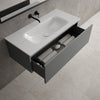 Raffinata One Drawer Vanity Unit With Beyondstone Basin - Matt Dust 1000mm image