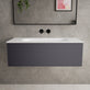 Raffinata One Drawer Vanity Unit With Beyondstone Basin - Matt Graphite 1000mm image