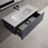Raffinata One Drawer Vanity Unit With Beyondstone Basin - Matt Graphite 1000mm image