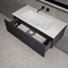 Raffinata One Drawer Vanity Unit With Beyondstone Basin - Matt Graphite 1000mm image