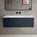 Raffinata One Drawer Vanity Unit With Beyondstone Basin - Matt Indigo 1000mm