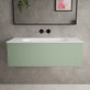 Raffinata One Drawer Vanity Unit With Beyondstone Basin - Matt Light Green 1000mm image