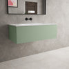 Raffinata One Drawer Vanity Unit With Beyondstone Basin - Matt Light Green 1000mm image