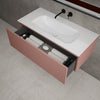 Raffinata One Drawer Vanity Unit With Beyondstone Basin - Matt Pink 1000mm image