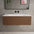 Raffinata One Drawer Vanity Unit With Beyondstone Basin - Walnut 1000mm