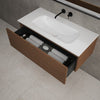 Raffinata One Drawer Vanity Unit With Beyondstone Basin - Walnut 1000mm image