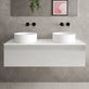 Raffinata Single Drawer Countertop Vanity Unit - Gloss Dove 1200mm image