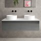 Raffinata Single Drawer Countertop Vanity Unit - Gloss Dust 1200mm image