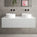 Raffinata Single Drawer Countertop Vanity Unit - Matt Dove 1200mm